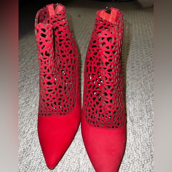 JIMMY CHOO Maurice laser-cut suede boots - Picture 3 of 10